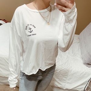 Brandy Melville White ‘St. Bart’s’ Top